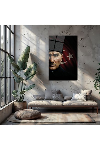 BestSanat Atatürk Cam Tablo
