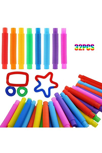 Arabest 32 Pack of Elastic Compression Toys, Stress Relief Toys, Autism Senso...