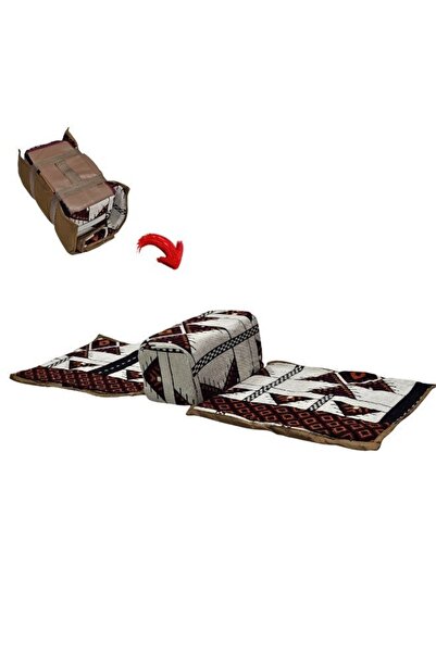 smart home Foldable Floor Seating Set 120x60cm – Waterproof Backrest, Armrest...