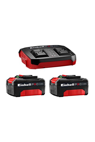 Einhell 2x4,0 Ah Twincharger Kit Akü - Şarj Cihazı (EİNHEL.4512112)