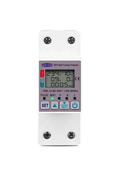 TOMZN Μετρητής Ενέργειας WIFI 63A 110V 220V TUYA με προστασία από υπερκύκλωμα...