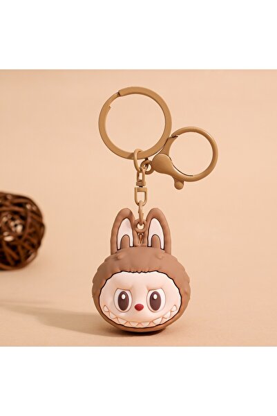 LABUBU Rocking Horse Keychain Cute 3D Figure Trendy Bag Charm