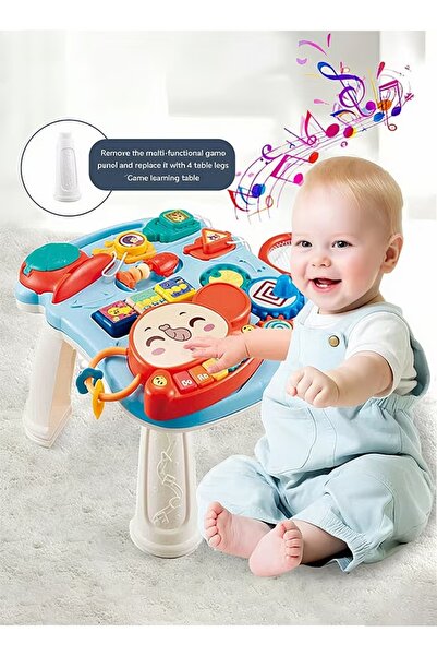 Generic Music Baby Activity Table Baby Early Learning Toy Table Sensory Toy A...