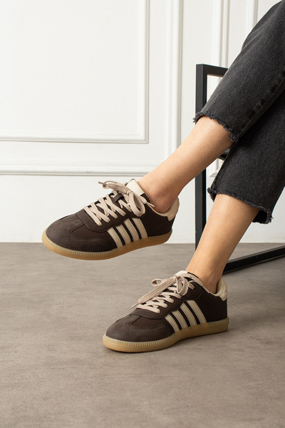 pasyone Brown Women's Casual Sneaker Shoes