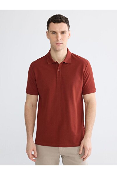 LC Waikiki Ανδρικό T-Shirt LCWAIKIKI Classic Polo Neck Pique