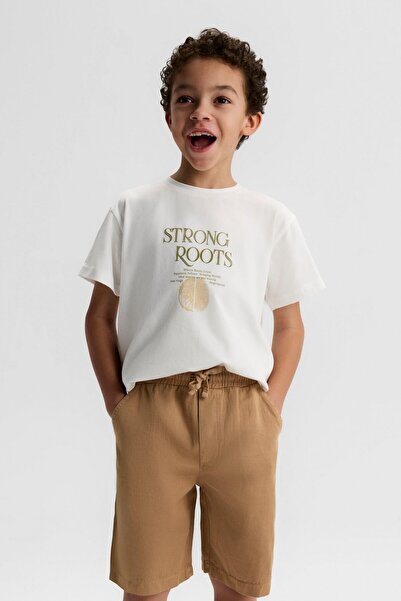 NK Pantaloni scurți Çinar pentru băieți 4-8 ani Camel
