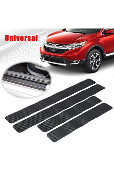 Avex Комплект от 4 универсални протектора за прагове Carbon 3D, черен цвят