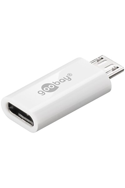 goobay Adaptor Micro USB tata - USB TYPE C mama OTG Hi-Speed pentru conectare...