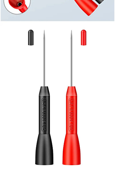 OEM Adaptor pentru cablurile tester multimetru set 2buc rosu+negru TESTER3