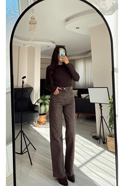 Yıkamalı Straight Jean