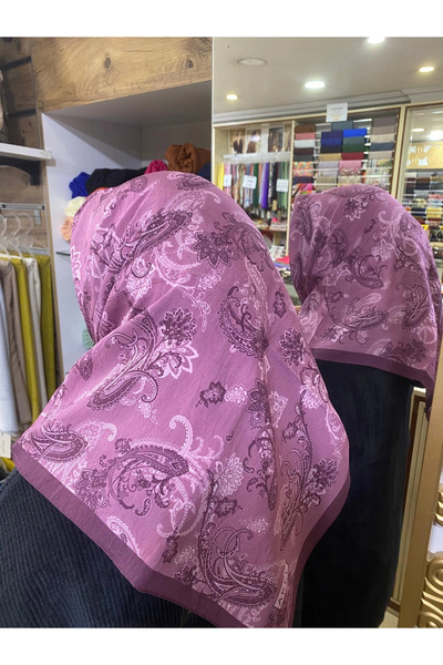 Akel Patterned Viscose Cotton Scarf 9613-01