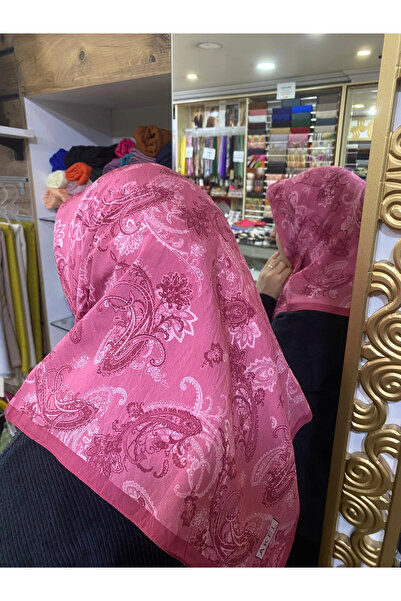 Akel وشاح قطني من الفيسكون منقوش 9613-03