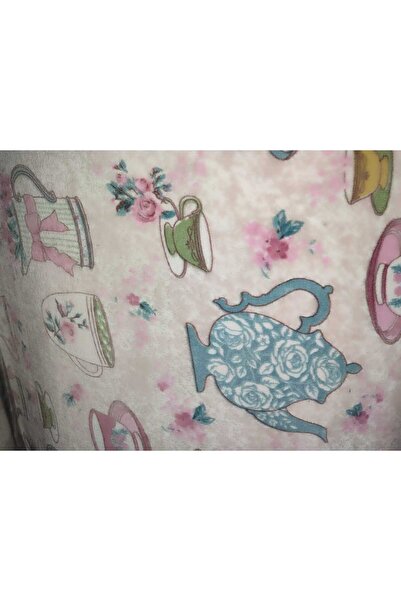 Dijidekor Modern Designed Pink Color Washable Non-Slip Cut-Pile Carpet Runner...