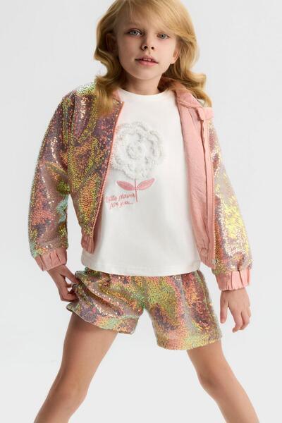 NK Pantaloni scurți Moana pentru fete 4-8 ani roz