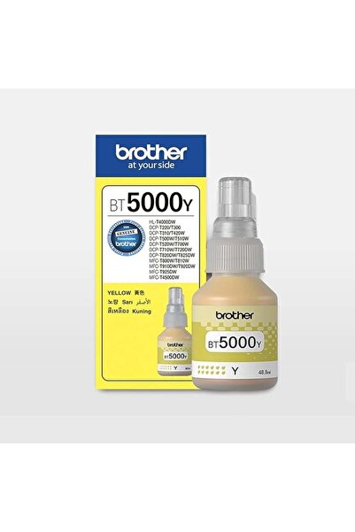 Brother زجاجة حبر أصلية BT5000Y أصفر
