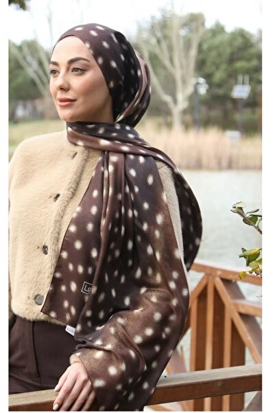 Butik New Season Phenomenal Ceylan Patterned Bambi Cocoon Shawl