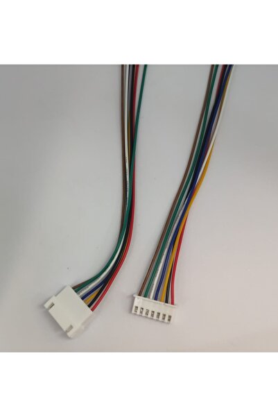 OEM Cablu cu conectori 7pini pas 2.54 mm mama si tata cu fire set 2buc