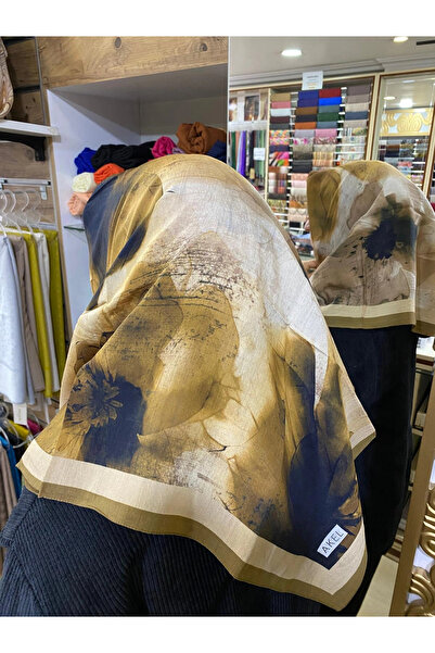 Akel Patterned Viscose Cotton Scarf 9612-08