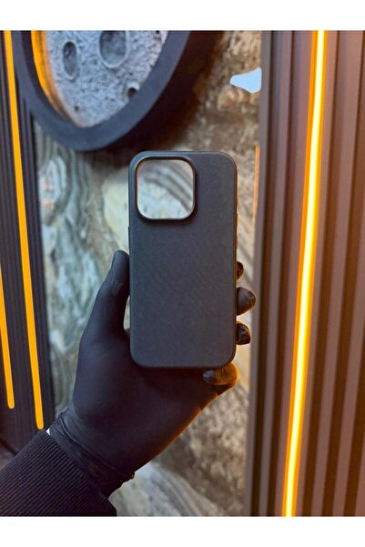 SOYLU MİX İphone 15 Pro Brabus Nubuk İç Kadife Tasarım Magsafe Hızlı Şarj Des...