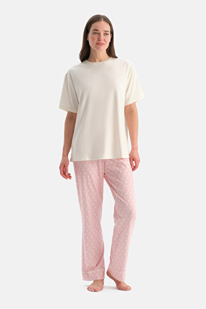 Dagi Straight Leg Cotton Modal Double Pants