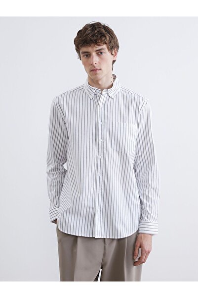 LC Waikiki Regular Fit Striped Oxford Men's Shirt