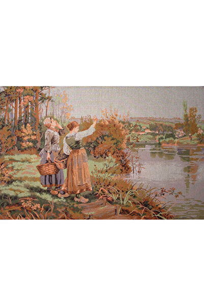 gobelin 60*90 Women on the Lake with a String
