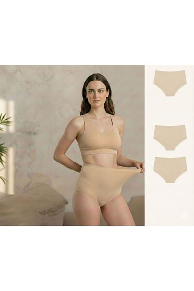 Kyro 3’’lü Alt Karın Toparlayan Ve Sıkılaştıran Yüksek Bel Slip Korse Külot