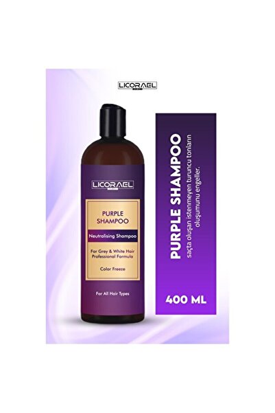 CYBERBAZAAR Licorael Dubai Purple Shampoo 400 ml – Anti-Orange Yellow and Lig...