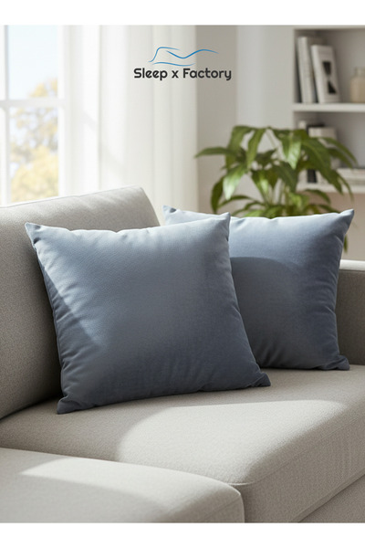 Sleep x Factory 2-Pack Decorative Cushions 45x45 cm – Microfiber Filled