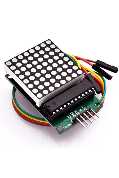 OEM Modul LED MATRIX 8X8, 32x32 mm, roșu, 5V, Interfață SPI, inclusiv cu cont...