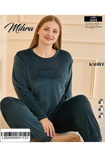 Mihra Velvet Battal Pajama Set