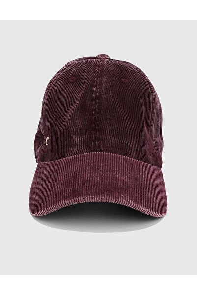 İLVİ Blen Kadife Bordo Unisex Şapka