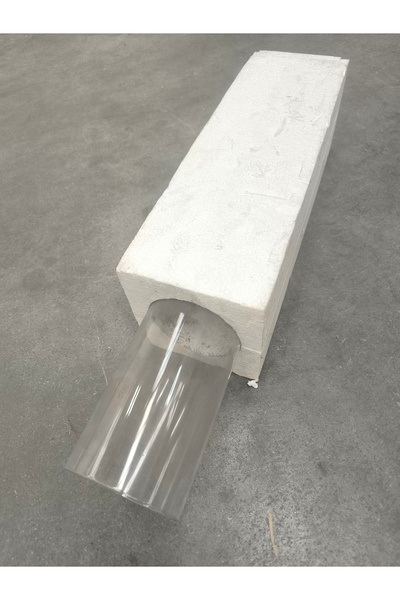 Bayfırıns Mini pelet soba cami 9*38 cm