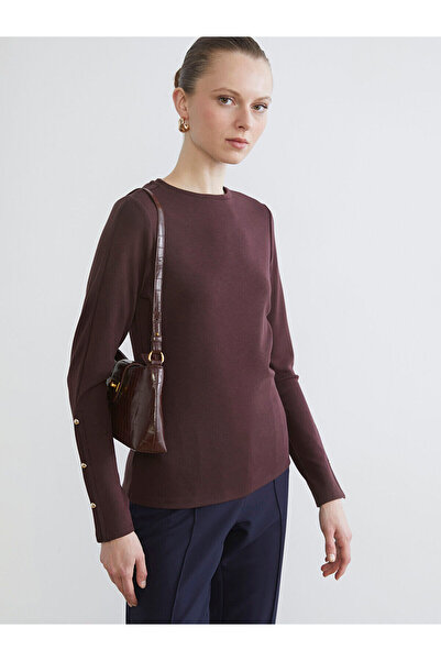 LC Waikiki Γυναικείο μπλουζάκι Özmarka New Season με λαιμόκοψη ποδηλάτου και ...