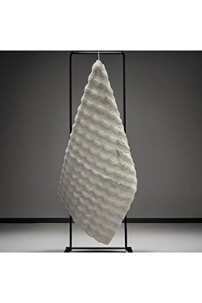 turgut Buble Tavşan Tüyü Halı Dokuma Taban Kaymaz Yıkanabilir Ezilmez Banyo Y...