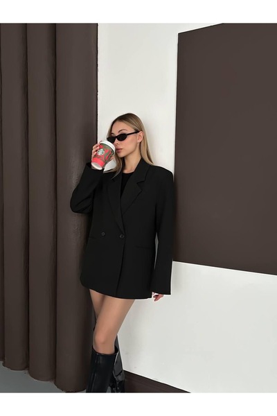 Ekim Store Classic Polyviscon Blazer Jacket