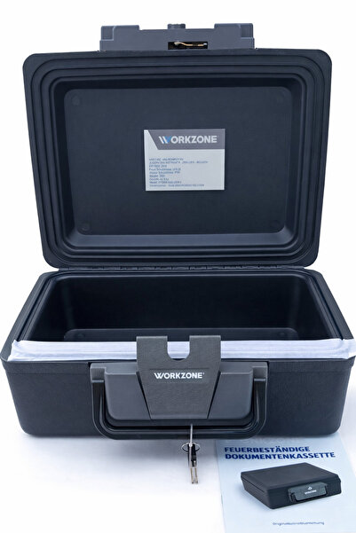 workzone Casetă ignifugă pentru documente – cu cheie