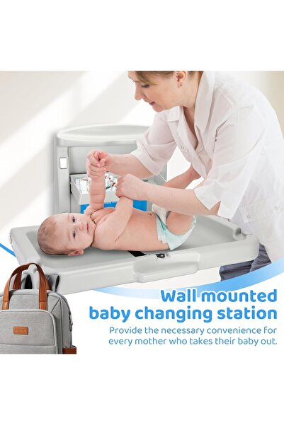 OHW Commercial Baby Changing Station Wall-Mounted