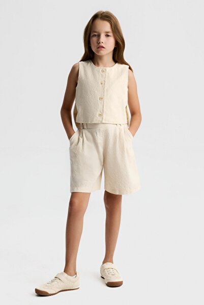 NK Girl's Lara Shorts 8-14 Years Cream