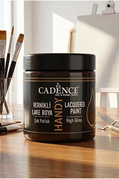 Cadence Handy Lake Parlak L055 Koyu Çikolata 250 ml Boya Tüm Yüzeyler İçin Ko...