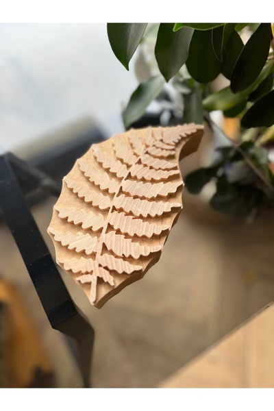 Hayat Ağacı Atölyesi Fescue Linden Wood Printing Mold / Textile Printing Mold