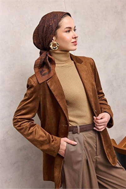 Silk Home Eșarfă din viscoză Velora Four Seasons Model Labirint Coji de ceapă...