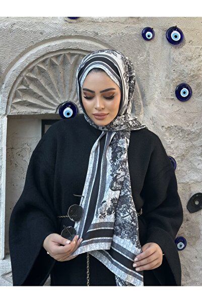 tomrisboutique Luxury Shawl Wool Hijab 4 Seasons Double Sided 70 X 180 cm