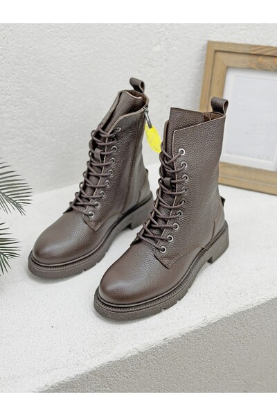 Mammamia D25KB-8500 HAKİKİ DERİ MİDİ BOY POSTAL BOT