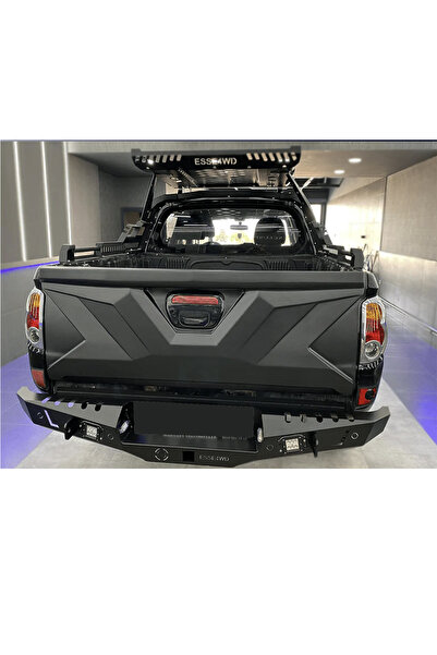 TMZ Garage Mitsubishi L200 2010-2014 Bagaj Kapağı Kaplama | Mat Siyah Tailgate Kaplama – Arka Kapak Koruma