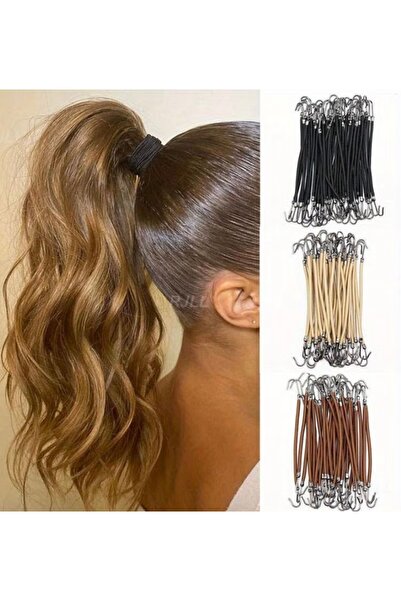 SELUVİA Siyah Çengel Lastik Toka – Kadın, Genç ve Kız Çocuklar İçin Dayanıklı...