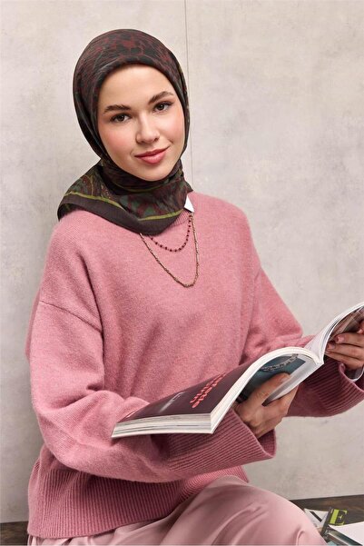 Silk Home Eșarfă din viscoză Velora Four Seasons Antique Pattern Bitter Brown...