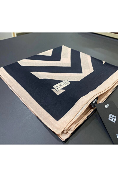 Akel Patterned Viscose Cotton Scarf 9611-03