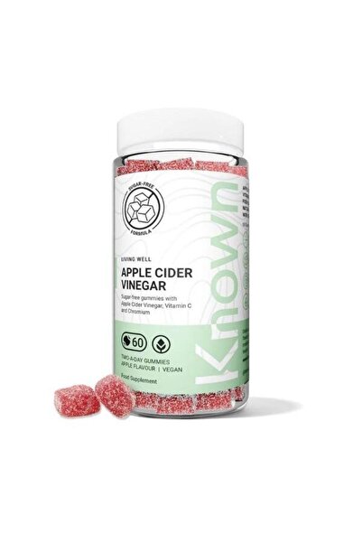 KNOWN. حلوى نباتية خالية من السكر بنكهة التفاح من نولد سايدر، مصنوعة من خل ال...