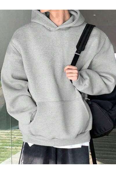 EYAX MODA سترة رياضية للرجال تحتوي على بغطاء رأس جيوب